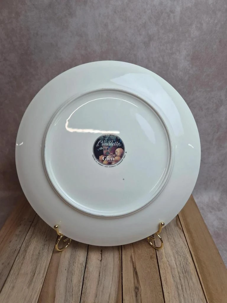 Prato grande Gien Cueillette D. Lalande 30 cm - Decoração frutas e violetas – photo 6